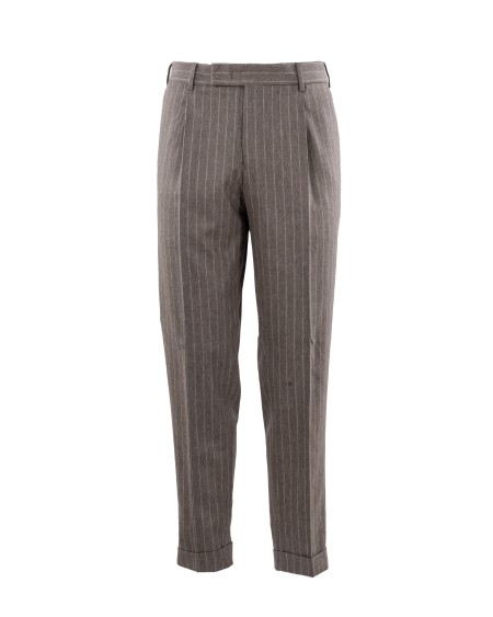 Shop PT01 Saldi Pantalone: PT01 pantaloni in lana e cashmere.
Tasche frontali e posteriori.
Fondo con risvolto.
Composizione: 90% Lana Vergine, 8% Cashmere, 2% Elastan.
Made in Italy.. CORFZAZ40FWD TO02-0060